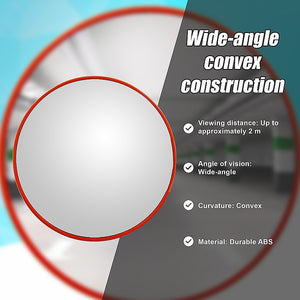 Wide Angle Convex Road Safety Mirror | 60cm | Traffic Driveway Security
