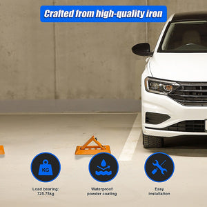 Fold Down Parking Spot Lock | Vehicle Security Safety Bollard Barrier