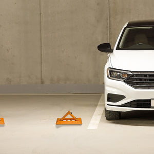 Fold Down Parking Spot Lock | Vehicle Security Safety Bollard Barrier