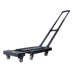 Foldable Flatbed Trolley Cart | 6 x 360° Rotating Wheels | 200KG Load Capacity