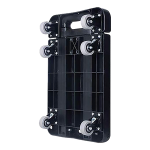 Foldable Flatbed Trolley Cart | 6 x 360° Rotating Wheels | 200KG Load Capacity