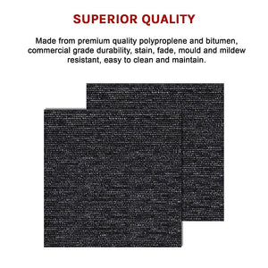 Carpet Tiles | 5m² Box | Heavy Use Flooring | Commercial Domestic Office | Charcoal