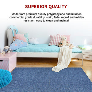 Carpet Tiles | 5m² Box | Heavy Use Flooring | Commercial Domestic Office | Blue