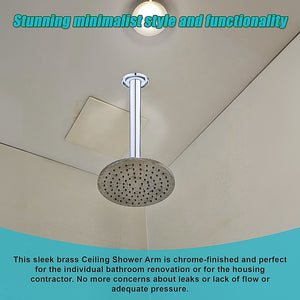 Shower Head Arm | Round Wall Connector | Rainforest Shower Head | Bathroom Accessory