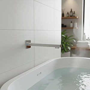 Bath Spout | 228mm | Polished Chrome Finish | Elegant Bathroom Fixture