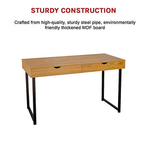 Wood Computer Desk | PC Laptop Table | Gaming Desk | Home Office Study Furniture