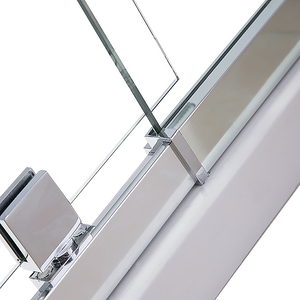 Adjustable Semi Frameless Shower Screen (82-90) x 195cm | Australian Safety Glass