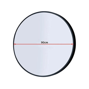 90cm Round Wall Mirror Bathroom Makeup Mirror by Della Francesca