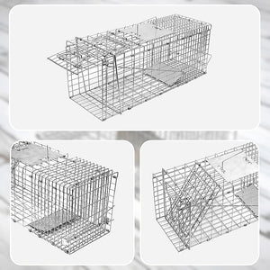 Trap Humane Possum Cage Live Animal Safe Catch Rabbit Cat Hare Fox Bird