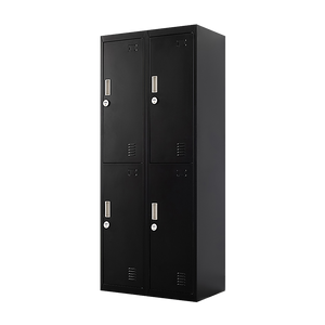 Four-Door Office, Gym, Shed Storage Locker | Durable Metal