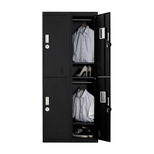 Four-Door Office, Gym, Shed Storage Locker | Durable Metal