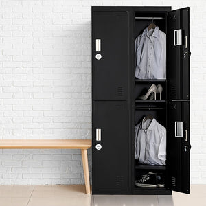 Four-Door Office, Gym, Shed Storage Locker | Durable Metal