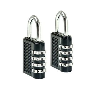 Combination Padlock | 2-Pack | 4-Digit Outdoor Weatherproof Security for School & Travel