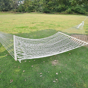 Cotton Rope Hammock | 4m | With Hanging Hardware | Traditional Style