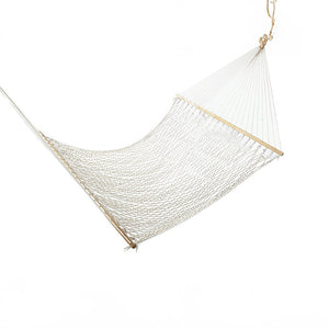 Cotton Rope Hammock | 4m | With Hanging Hardware | Traditional Style