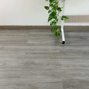 Vinyl Floor Tiles | Self Adhesive Flooring | Ash Wood Grain | 16 Pack | 2.3SQM