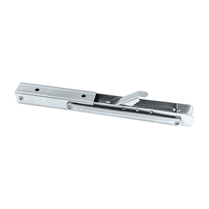 2x 10" Stainless Steel Folding Table Bracket Shelf | 50kg Load | Heavy Duty