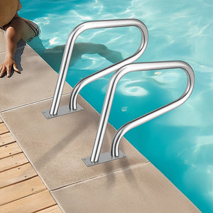 Swimming Pool Grab Rail | 76.2 x 55.8cm | Step Hand Rail with Drill Bit