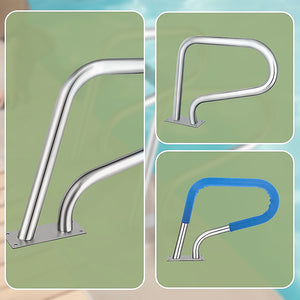 Swimming Pool Grab Rail | 76.2 x 55.8cm | Step Hand Rail with Drill Bit