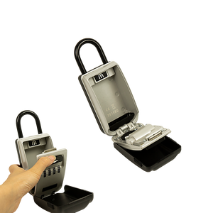 Security Combination Lock Box | 4-Digit | Luminous Dials | Key Storage Safe