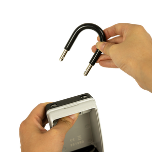 Security Combination Lock Box | 4-Digit | Luminous Dials | Key Storage Safe