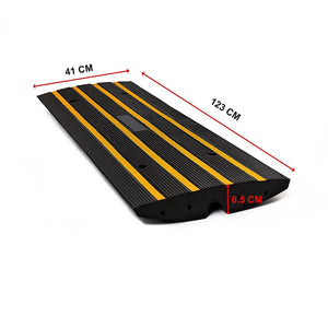Car Driveway Curb Ramp | 10,000 KG Industrial Capacity | Heavy Duty Rubber