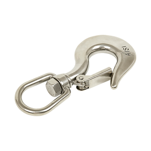 Stainless Steel Swivel Clevis Chain Hook | 304 Grade | 650KG Capacity | Safety Lock