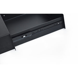 19" Rack Mount 2U Locking Drawer | Pro Audio DJ Server Rack Storage Cabinet