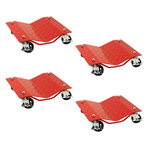 Auto Dolly Car Tire Skate Set | 12" x 16" | 6000LB Capacity | 4-Piece Repair Slide Set