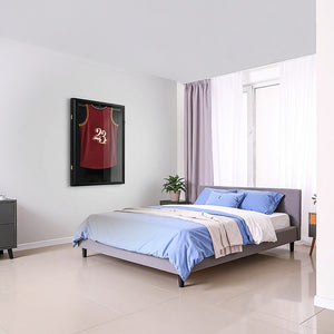 Wall Display/Case Lockable Rack | 82cm | Football Basketball Jersey Storage Box