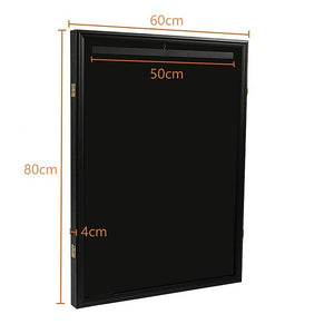 Wall Display/Case Lockable Rack | 82cm | Football Basketball Jersey Storage Box