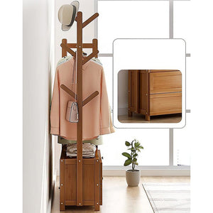 70cm Clothes Rack Stand | Storage Shelves | Modern Coat Tree