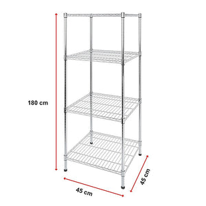Modular Wire Storage Shelf | 450 x 450 x 1800mm | Steel Shelving
