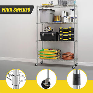 Modular Wire Storage Shelf | 900 x 450 x 1800mm | Steel Shelving