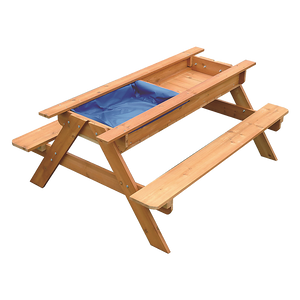 Sand & Water Wooden Picnic Table