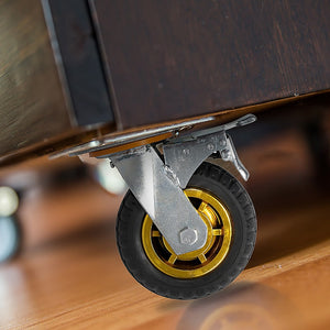 Castor Wheels Set | 4-Piece | 6" (150mm) Swivel Casters | 2 Brakes | 800KG Load Capacity