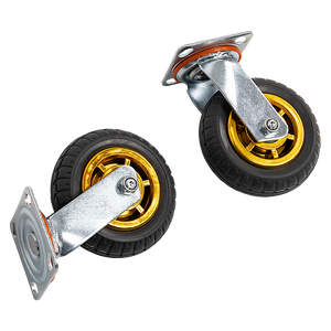 Castor Wheels Set | 4-Piece | 6" (150mm) Swivel Casters | 2 Brakes | 800KG Load Capacity