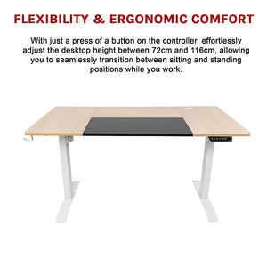 Standing Desk | Electric Motorised | Computer Desk | Height Adjustable | Sit Stand Table