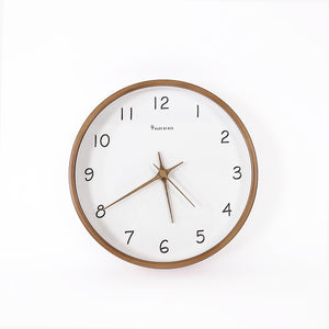 10" Wooden Modern Wall Art Clock