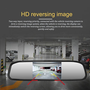 Car Rear View Mirror Camera Kit | 120-Degree Night Vision | Reverse Parking System