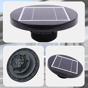 Solar Powered Roof Vent Fan | Loft Ventilator for Boat RV Greenhouse Shed Caravan
