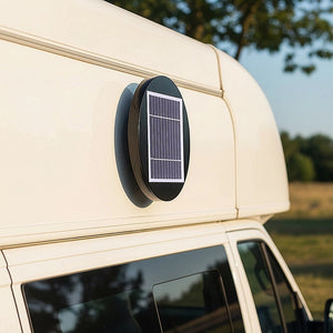 Solar Powered Roof Vent Fan | Loft Ventilator for Boat RV Greenhouse Shed Caravan