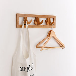Coat Rack Wall Hanging Hook | Simple Creative Row Bedroom Hanger