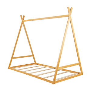 Kids Tent Montessori Toddler Floor Bed | Wooden Bedframe