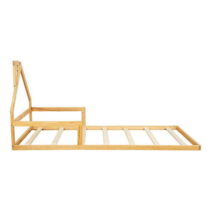Pine Wood Floor Bed House Frame | Kids & Toddlers