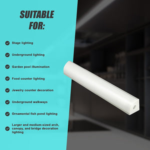 10 x 1M Aluminium LED Strip Light Channel Profiles | Kitchen Cabinet Lighting