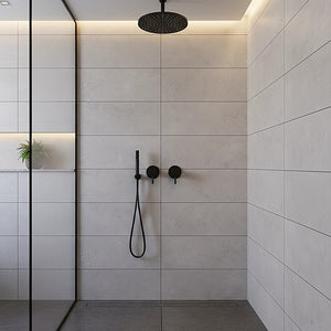 Bathroom Shower Bath Hot and Cold Mixer | WATERMARK Certified | Black