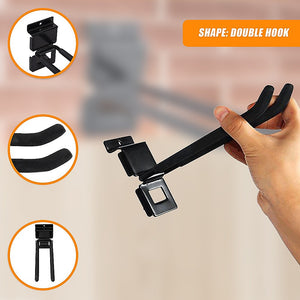 Garage Slatwall Retail Store Display Wall Mount Storage | Double Hooks