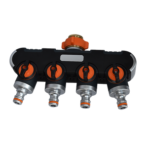 4-Way Garden Water Distributor | Tap Connector | Irrigation Hose Splitter