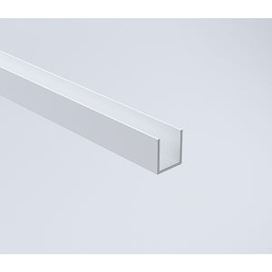 90cm Wall to Wall Frameless Shower Screen with White Channel and SS Hinges , Square Knob Handle